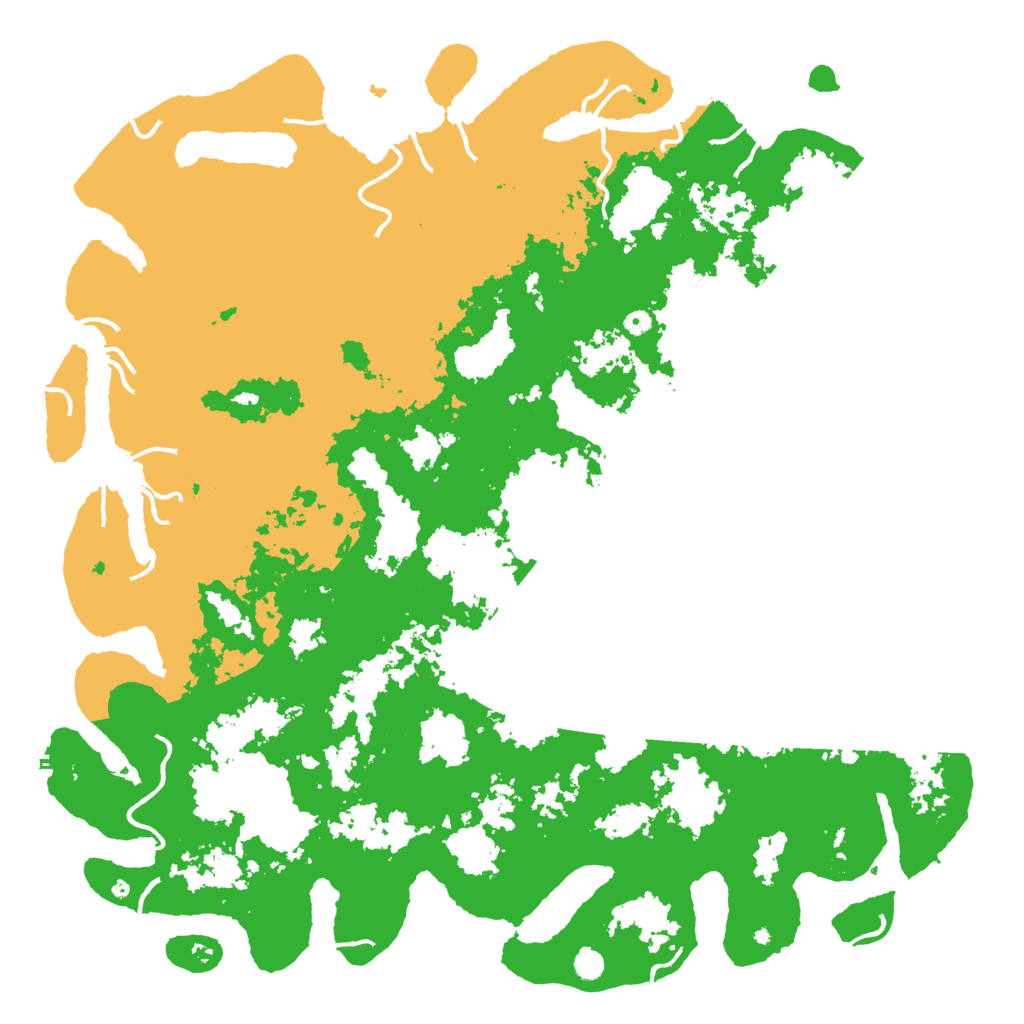 Biome Rust Map: Procedural Map, Size: 6000, Seed: 784536