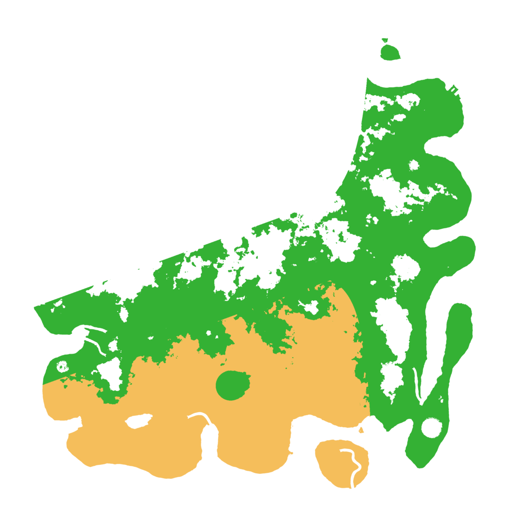 Biome Rust Map: Procedural Map, Size: 4500, Seed: 551431581