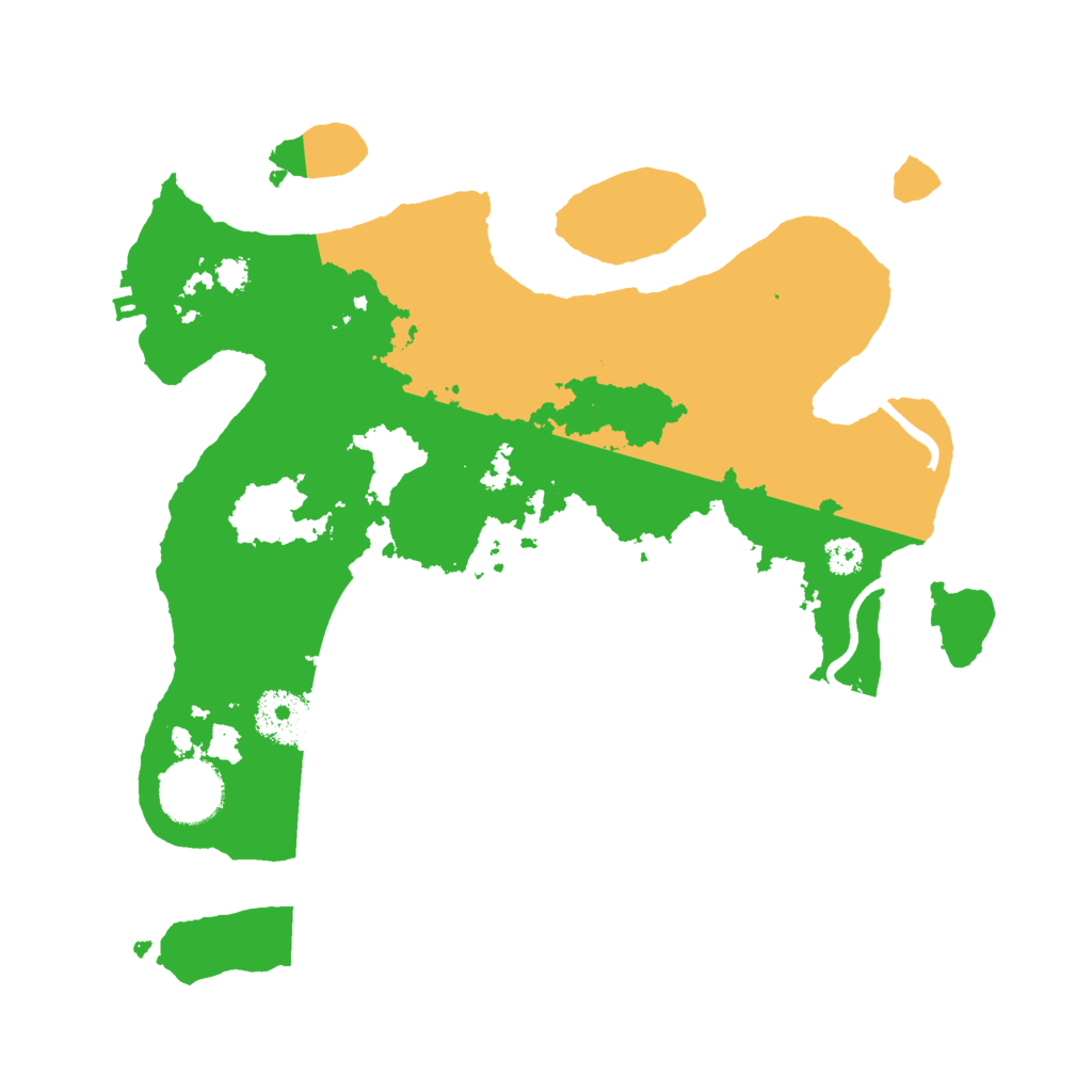 Biome Rust Map: Procedural Map, Size: 3000, Seed: 68365