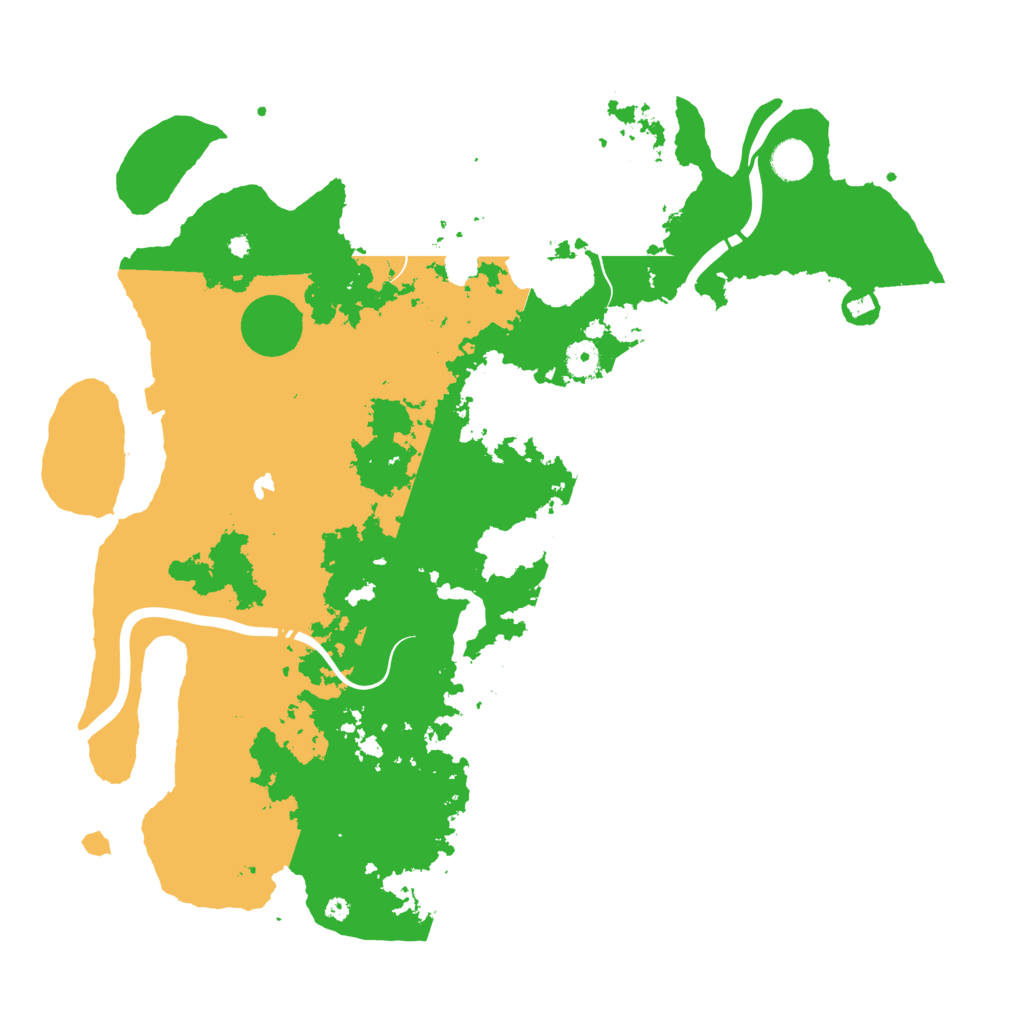Biome Rust Map: Procedural Map, Size: 4400, Seed: 4052023