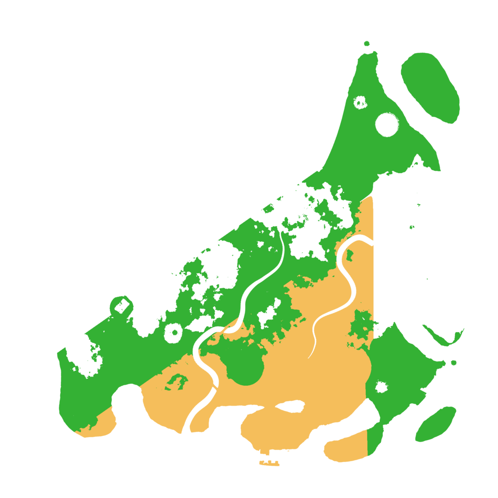 Biome Rust Map: Procedural Map, Size: 3800, Seed: 270992