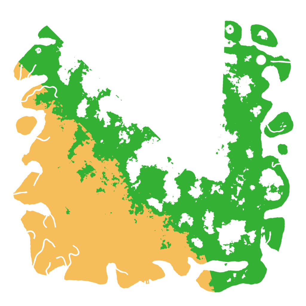 Biome Rust Map: Procedural Map, Size: 5500, Seed: 2875330