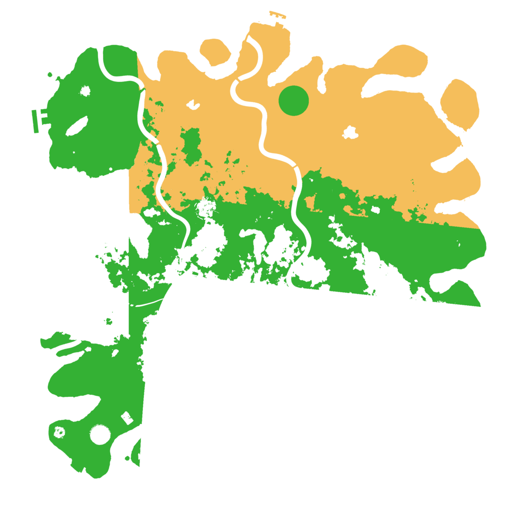 Biome Rust Map: Procedural Map, Size: 4500, Seed: 812897207