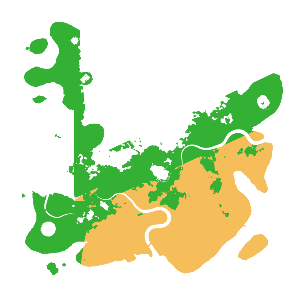 Biome Rust Map: Procedural Map, Size: 3550, Seed: 52500