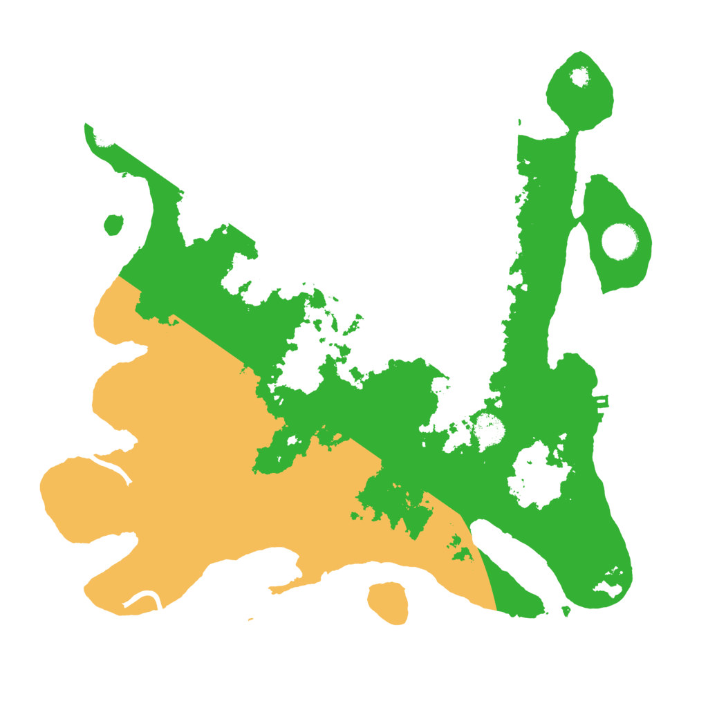 Biome Rust Map: Procedural Map, Size: 3500, Seed: 660772567