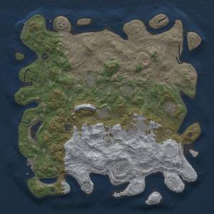 Thumbnail Rust Map: Procedural Map, Size: 4550, Seed: 1444444444, 18 Monuments