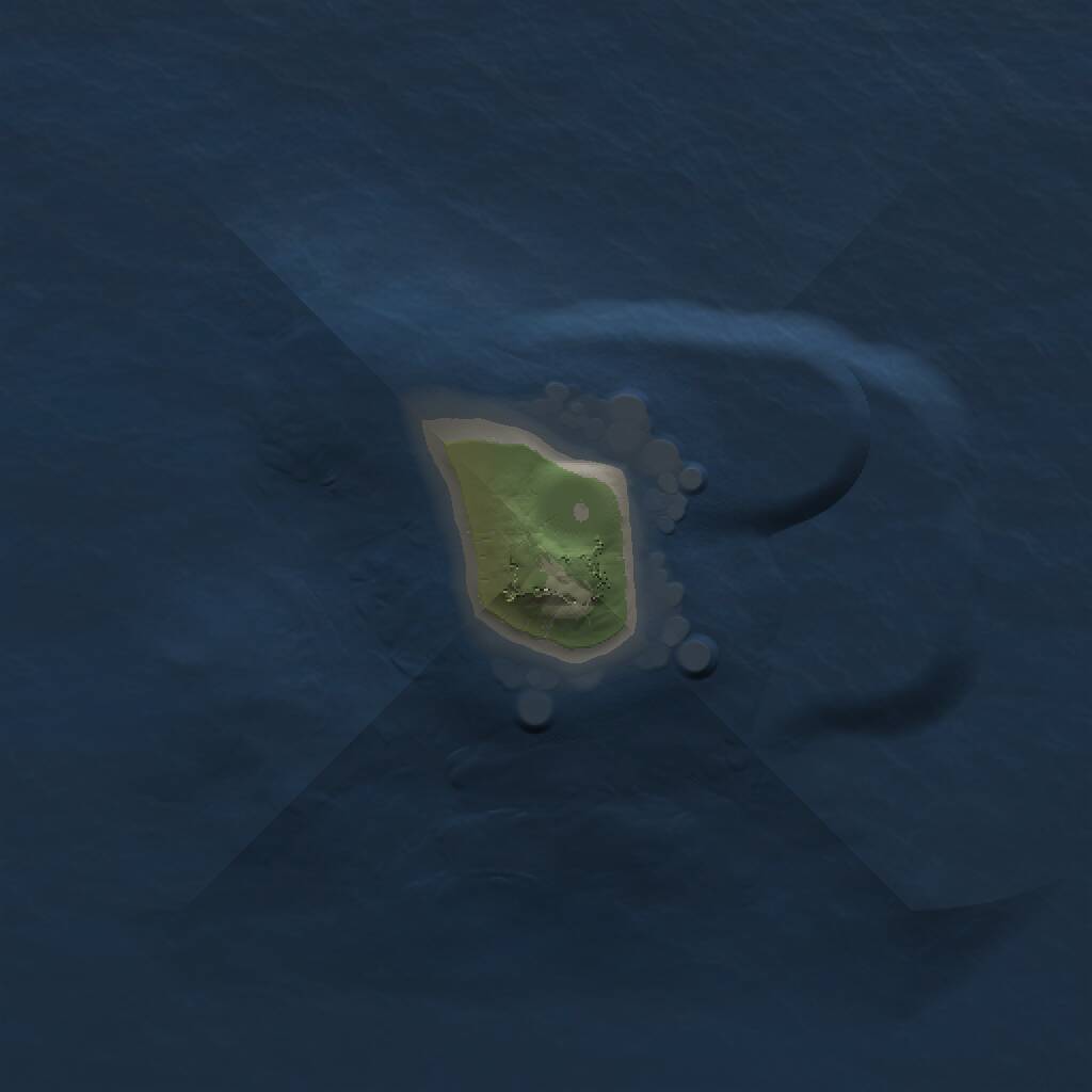 Rust Map: Procedural Map, Size: 1000, Seed: 493901706, 1 Monuments