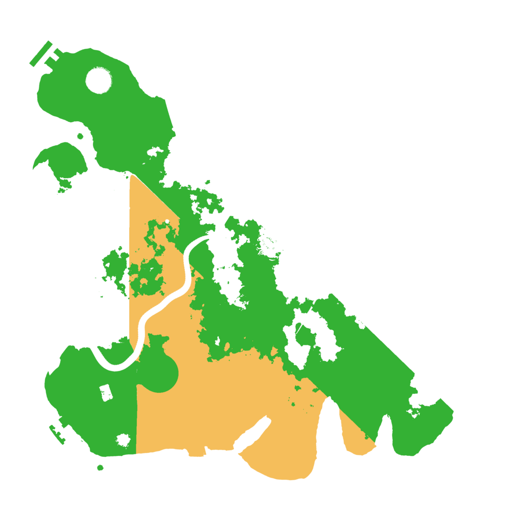 Biome Rust Map: Procedural Map, Size: 3500, Seed: 7654332