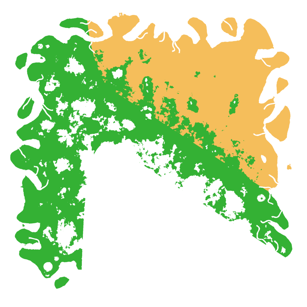 Biome Rust Map: Procedural Map, Size: 6000, Seed: 2568543