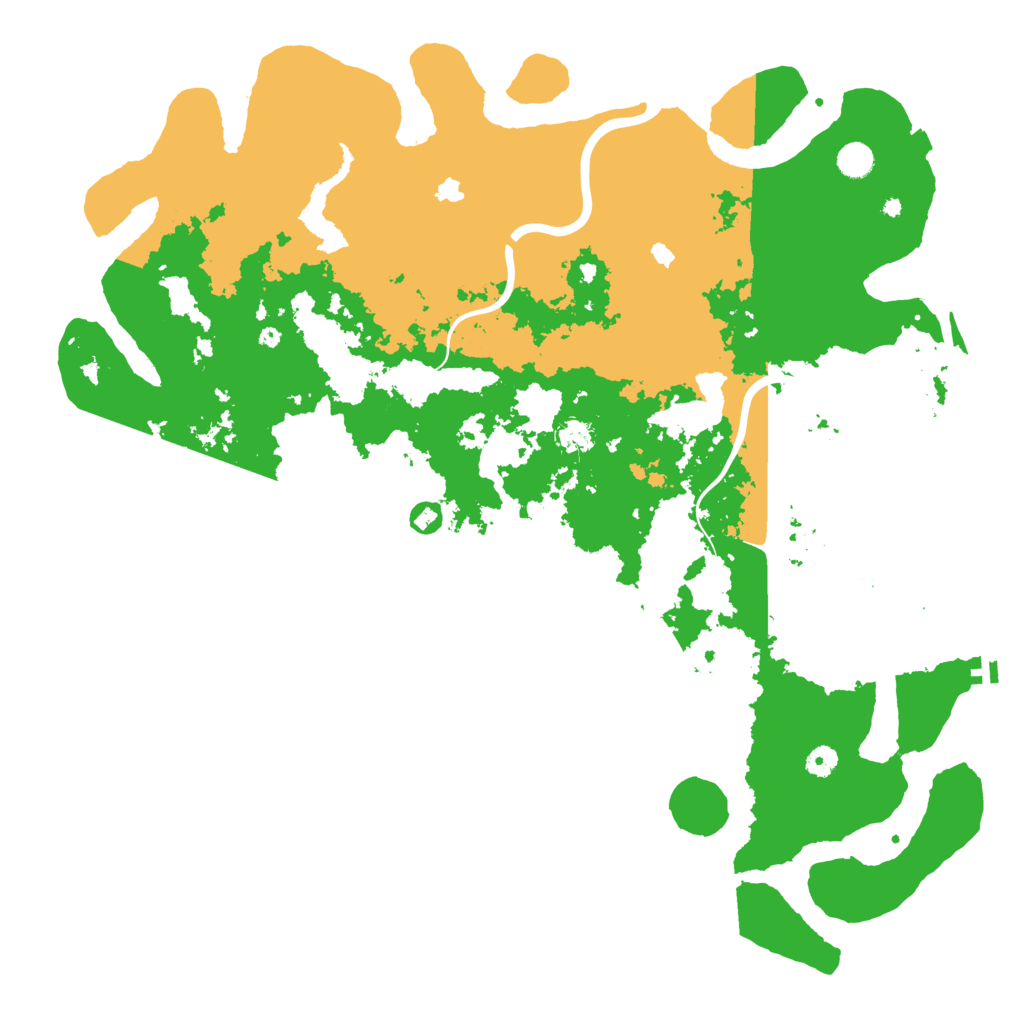 Biome Rust Map: Procedural Map, Size: 5000, Seed: 1216990475