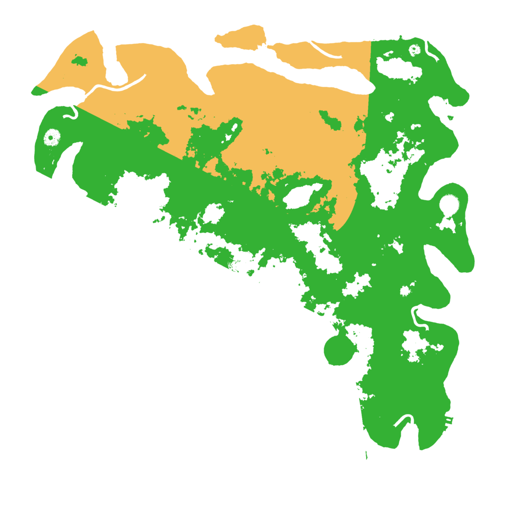 Biome Rust Map: Procedural Map, Size: 4500, Seed: 1327233431