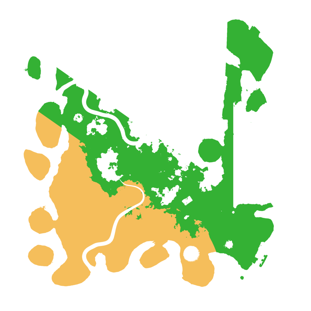 Biome Rust Map: Procedural Map, Size: 3500, Seed: 96326898
