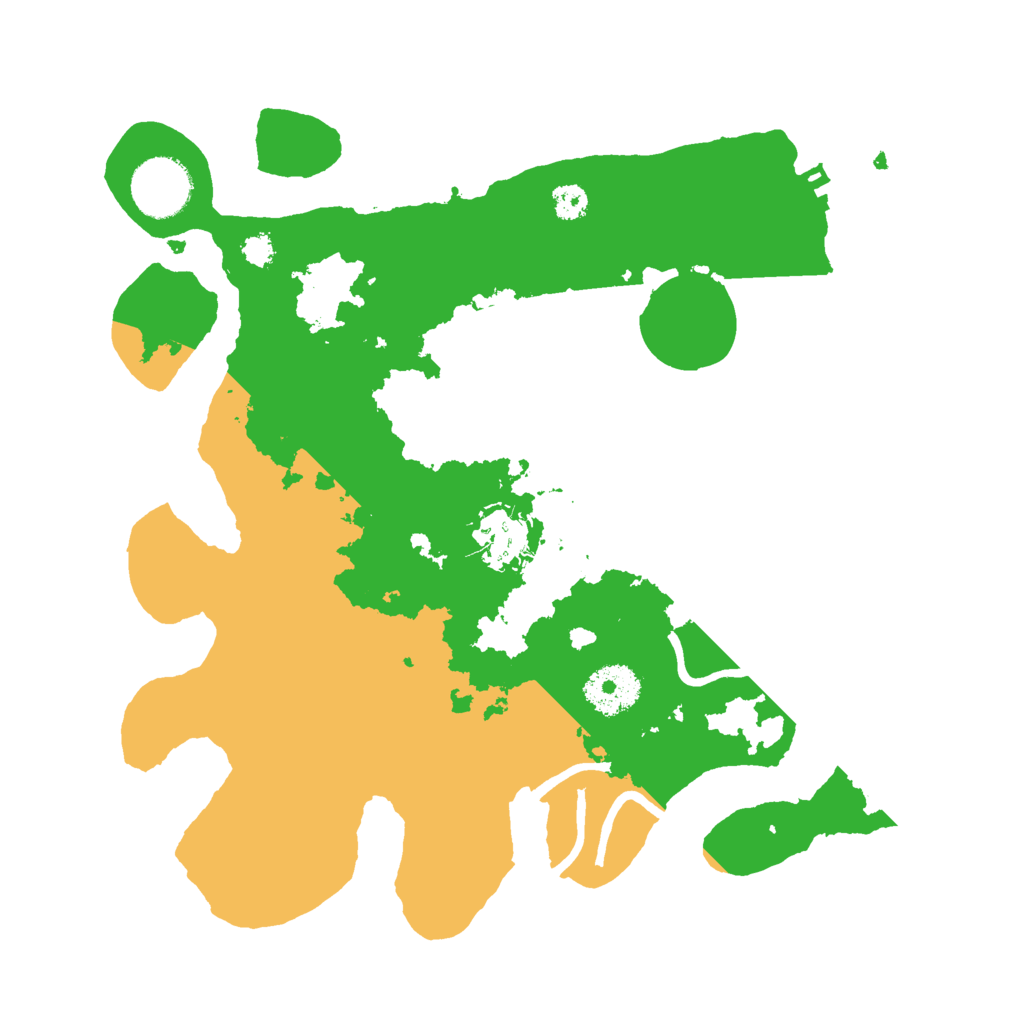 Biome Rust Map: Procedural Map, Size: 3000, Seed: 64777591