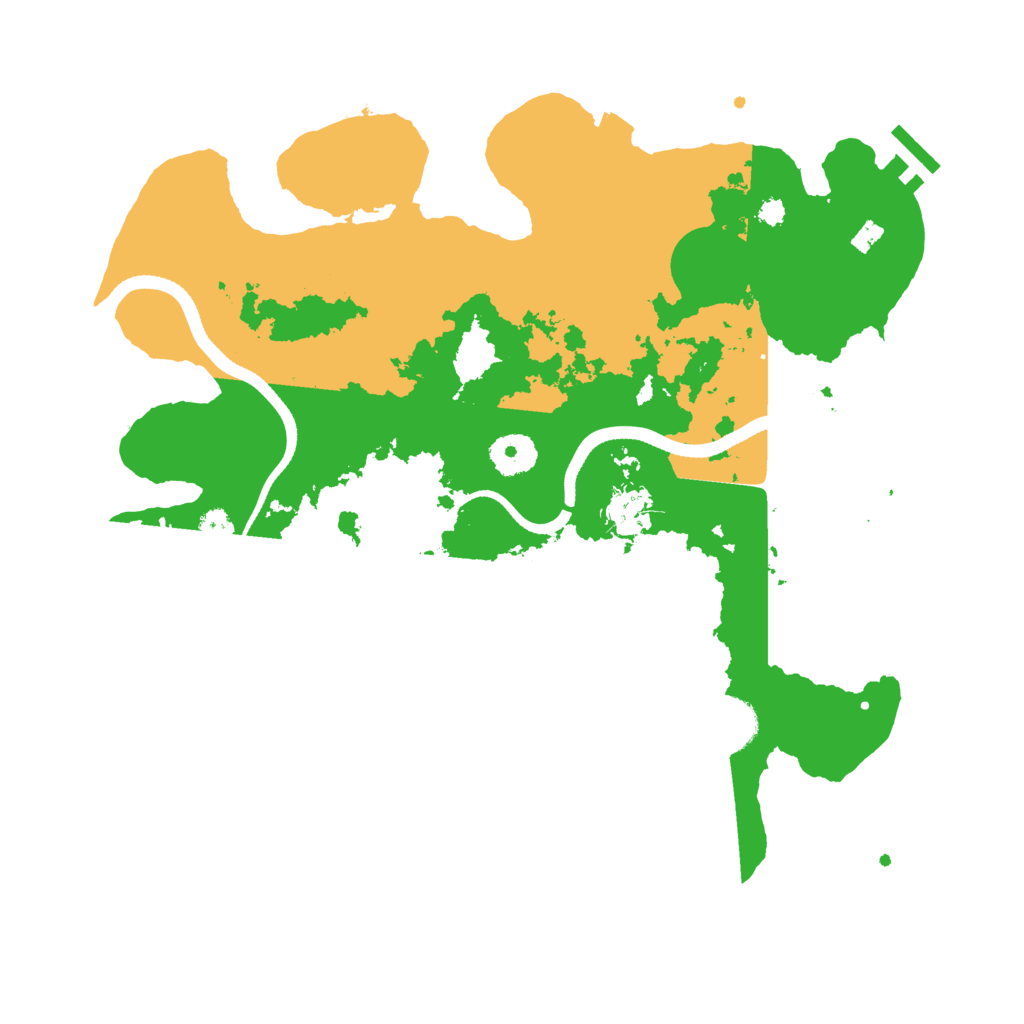 Biome Rust Map: Procedural Map, Size: 3500, Seed: 1943114823