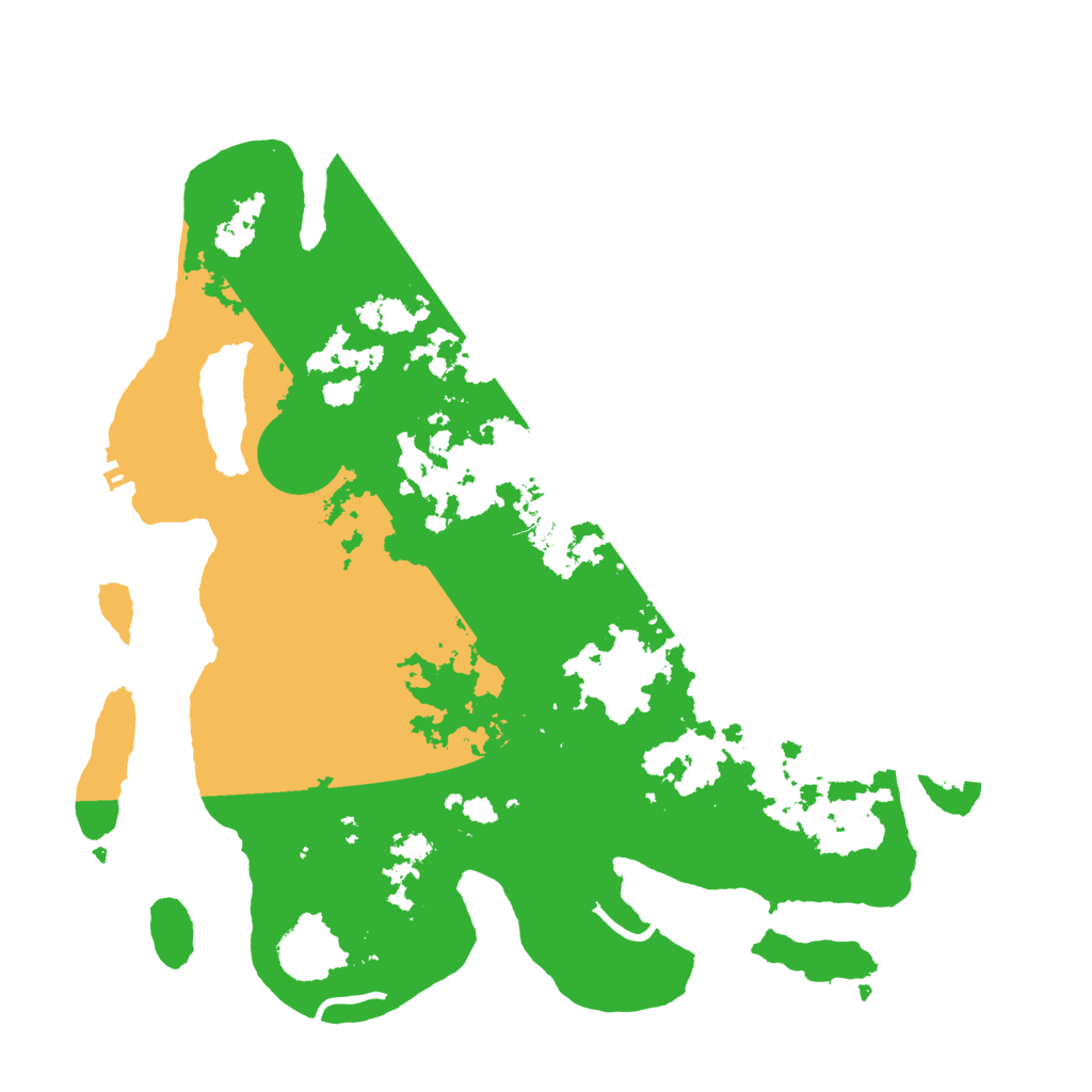 Biome Rust Map: Procedural Map, Size: 3500, Seed: 53452