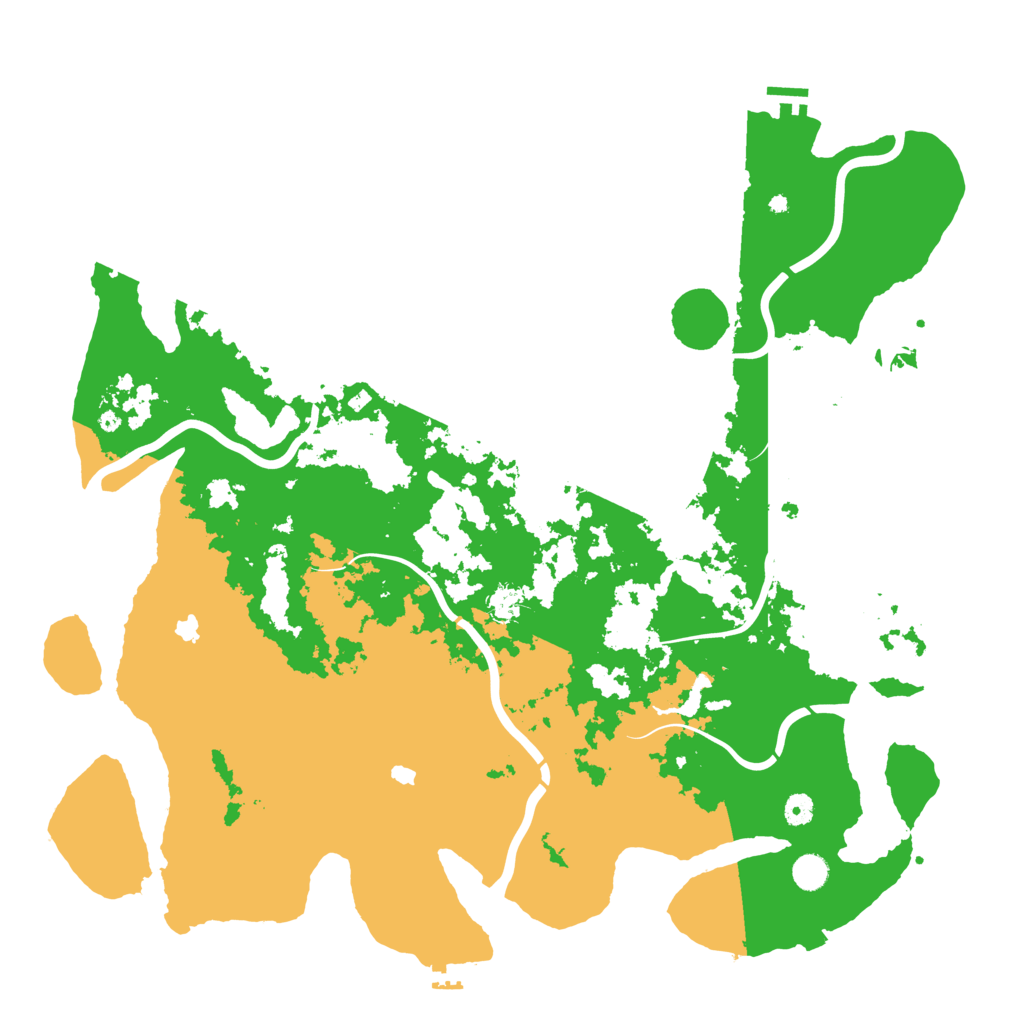 Biome Rust Map: Procedural Map, Size: 5000, Seed: 506994352