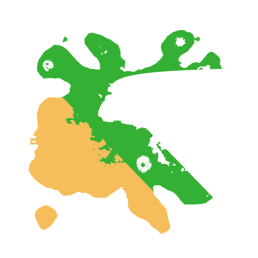 Biome Rust Map: Procedural Map, Size: 2500, Seed: 964974574