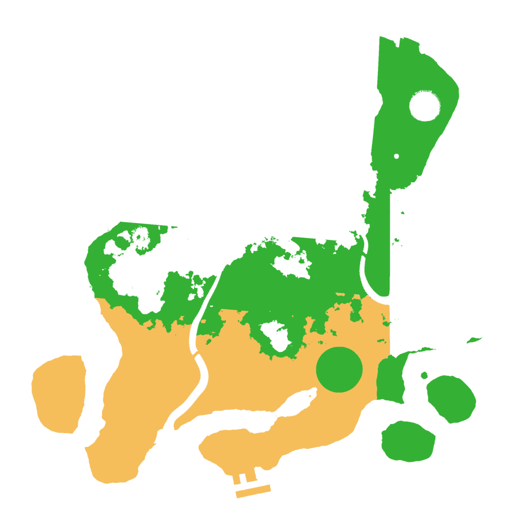 Biome Rust Map: Procedural Map, Size: 3000, Seed: 1961276531