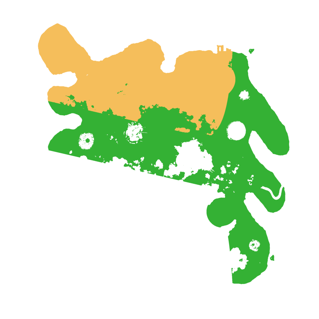 Biome Rust Map: Procedural Map, Size: 3000, Seed: 377905378