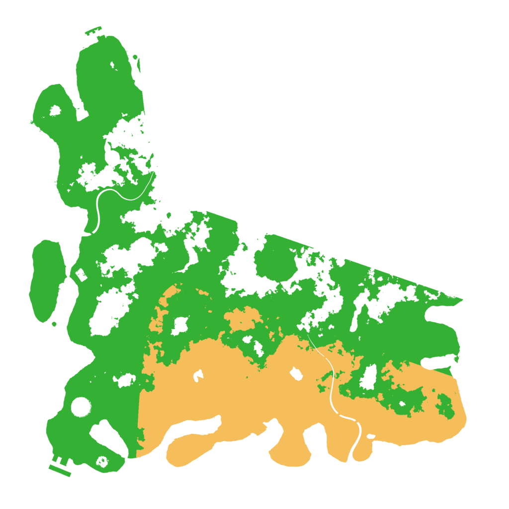 Biome Rust Map: Procedural Map, Size: 4500, Seed: 1030052005