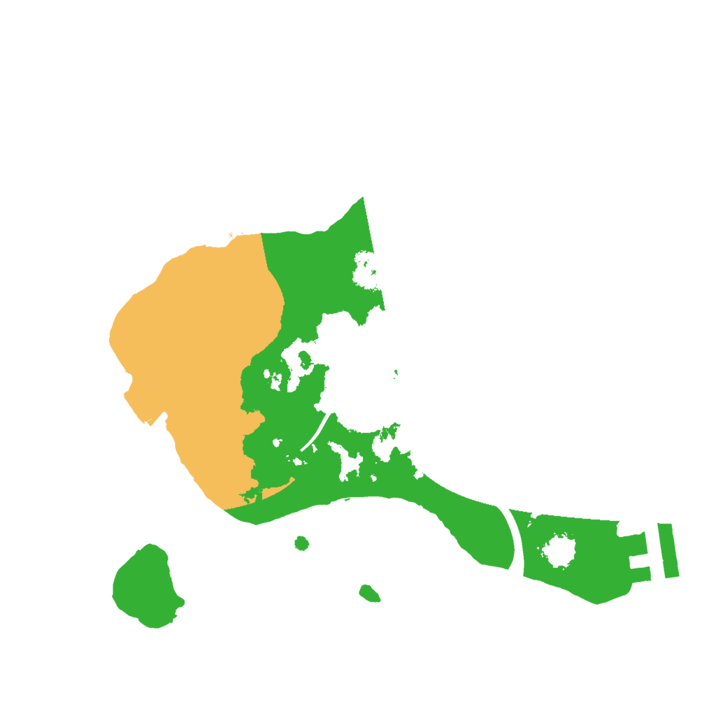 Biome Rust Map: Procedural Map, Size: 2000, Seed: 610001