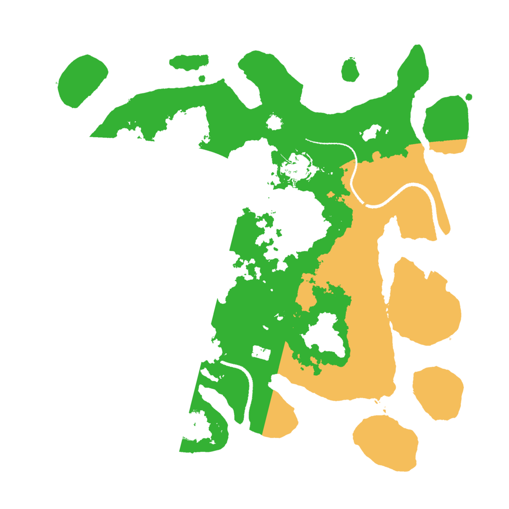 Biome Rust Map: Procedural Map, Size: 3000, Seed: 11684