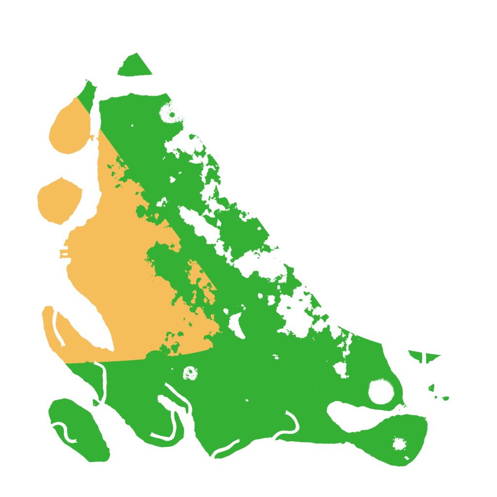 Biome Rust Map: Procedural Map, Size: 3500, Seed: 1297371274