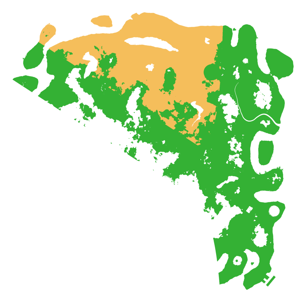 Biome Rust Map: Procedural Map, Size: 5000, Seed: 563227743