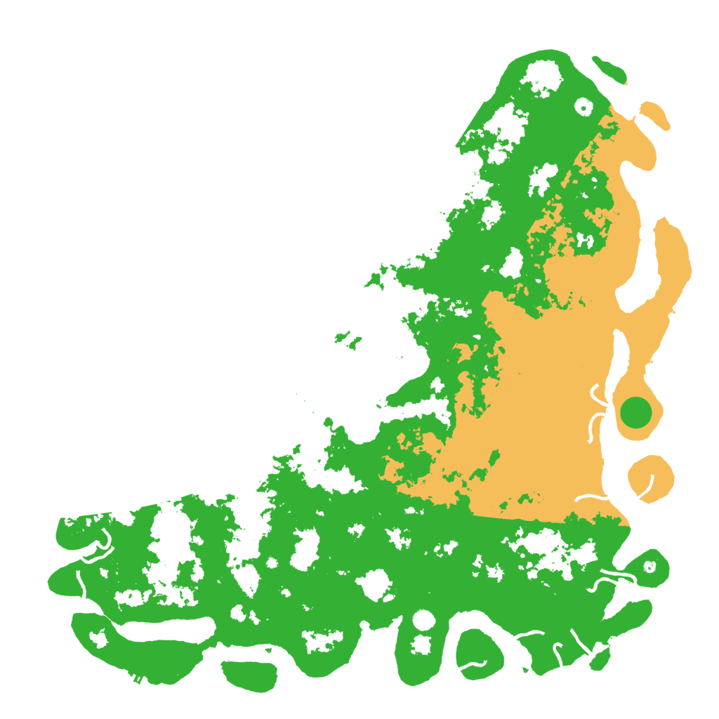 Biome Rust Map: Procedural Map, Size: 6000, Seed: 452321789