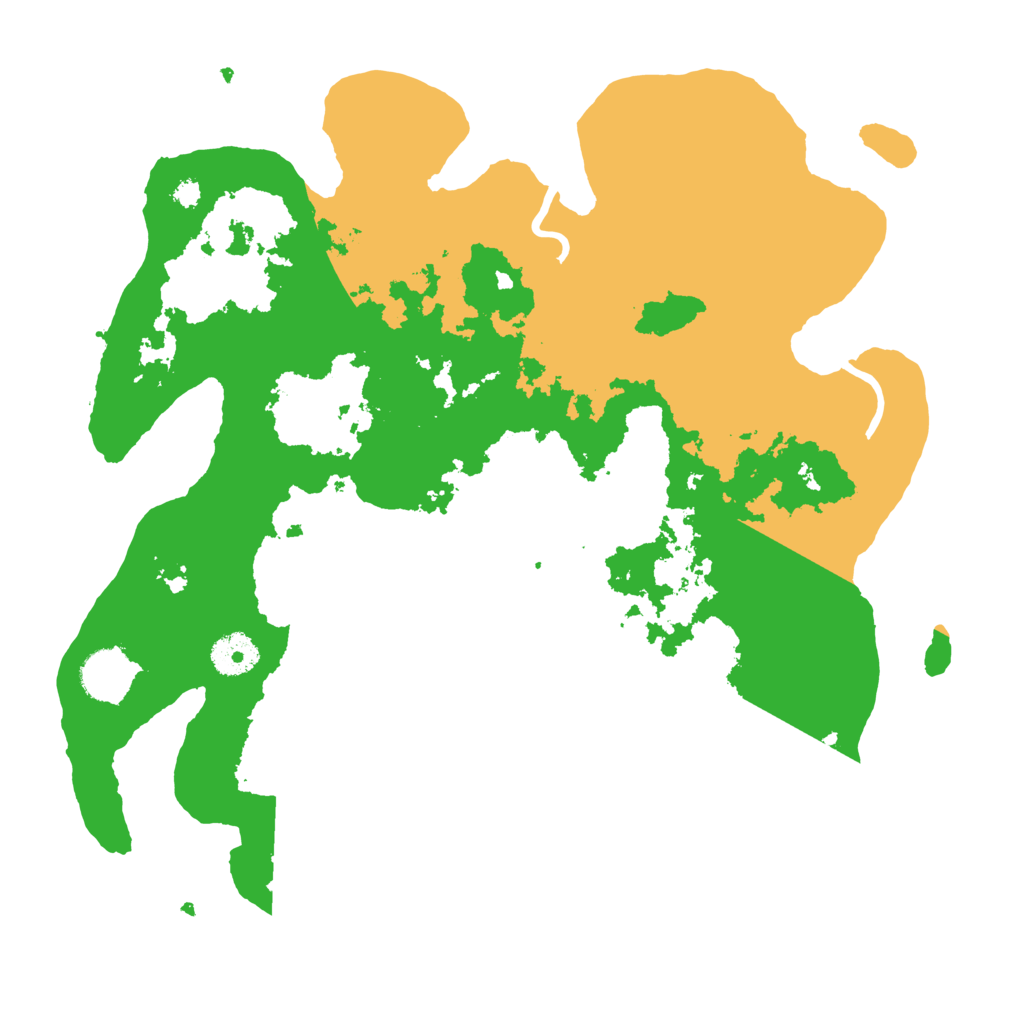 Biome Rust Map: Procedural Map, Size: 3500, Seed: 1068049586