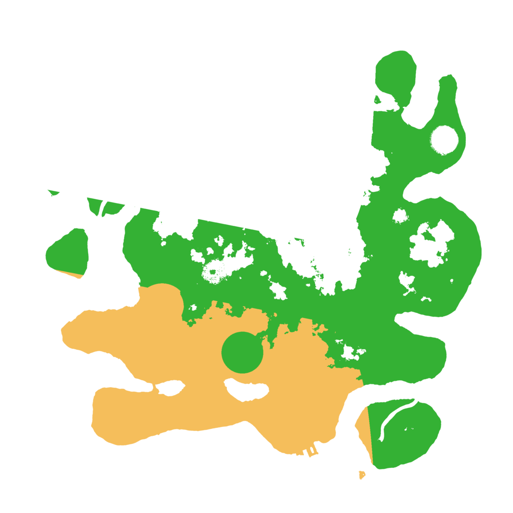 Biome Rust Map: Procedural Map, Size: 3250, Seed: 703140077