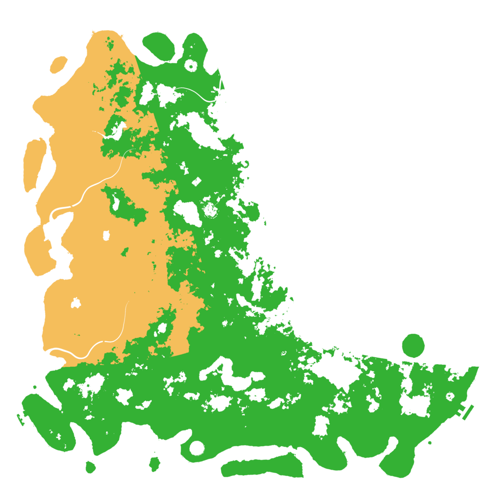 Biome Rust Map: Procedural Map, Size: 6000, Seed: 94374