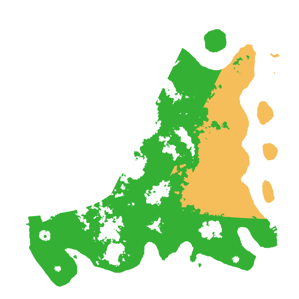 Biome Rust Map: Procedural Map, Size: 4000, Seed: 11003