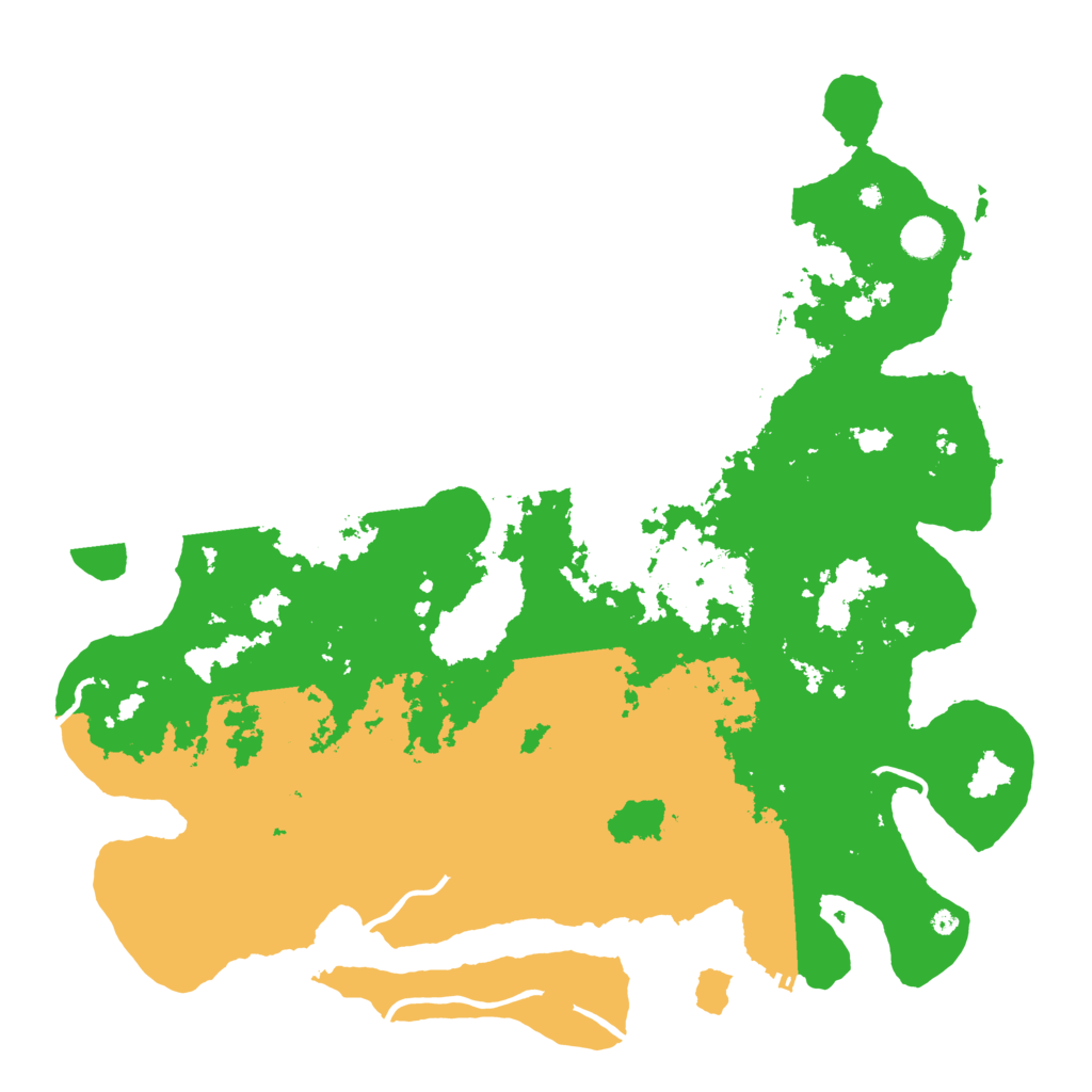Biome Rust Map: Procedural Map, Size: 4500, Seed: 584368250