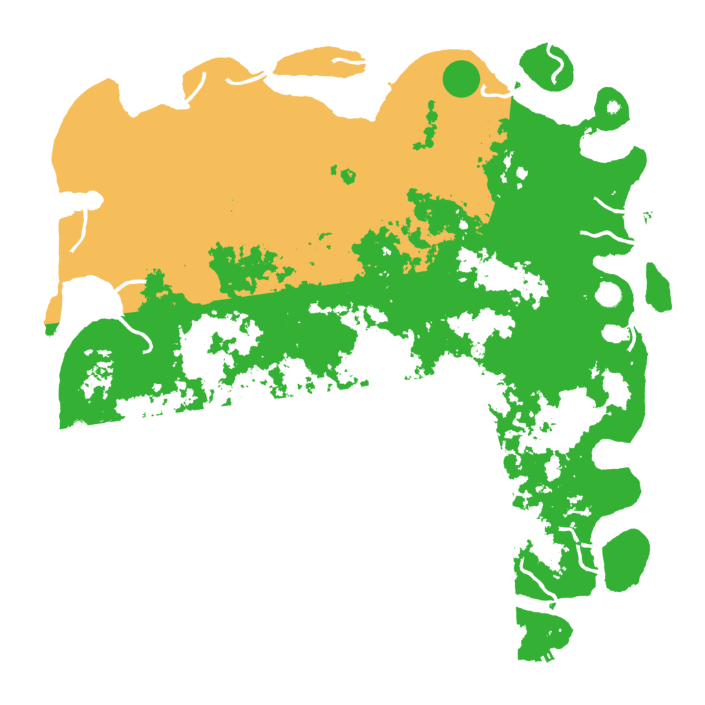 Biome Rust Map: Procedural Map, Size: 5000, Seed: 56654456