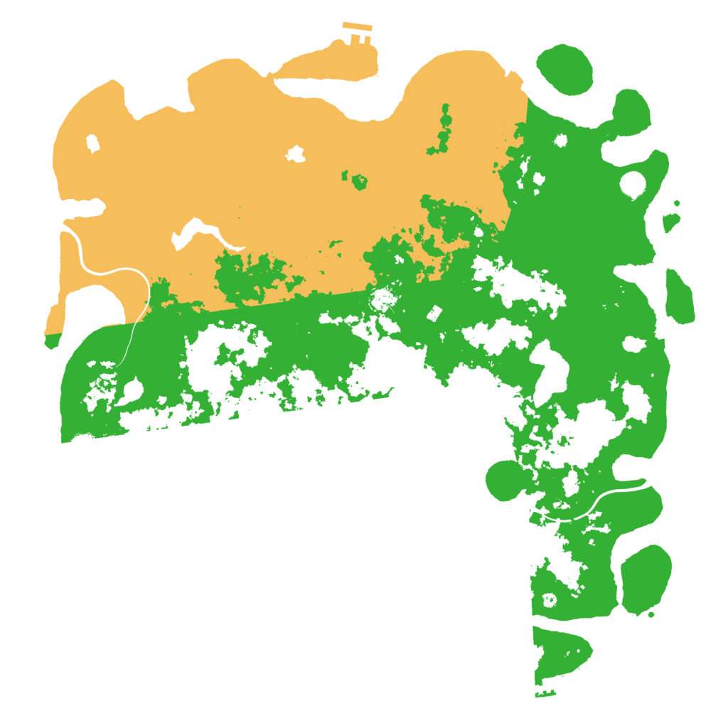 Biome Rust Map: Procedural Map, Size: 5000, Seed: 56654456