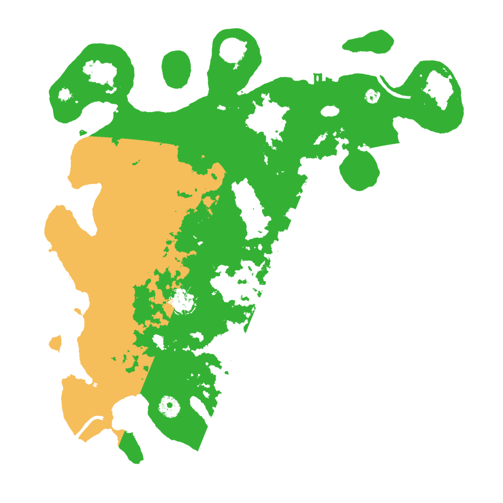 Biome Rust Map: Procedural Map, Size: 3600, Seed: 689212