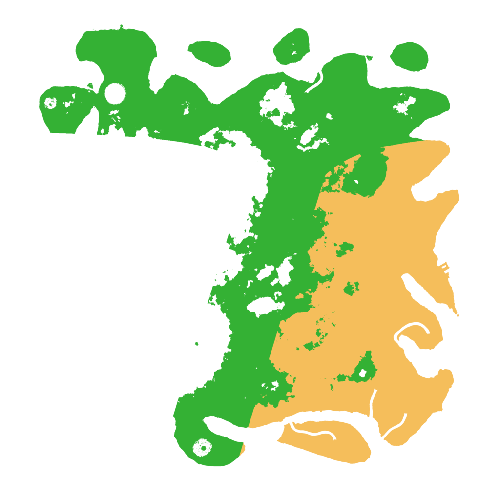 Biome Rust Map: Procedural Map, Size: 4250, Seed: 153957