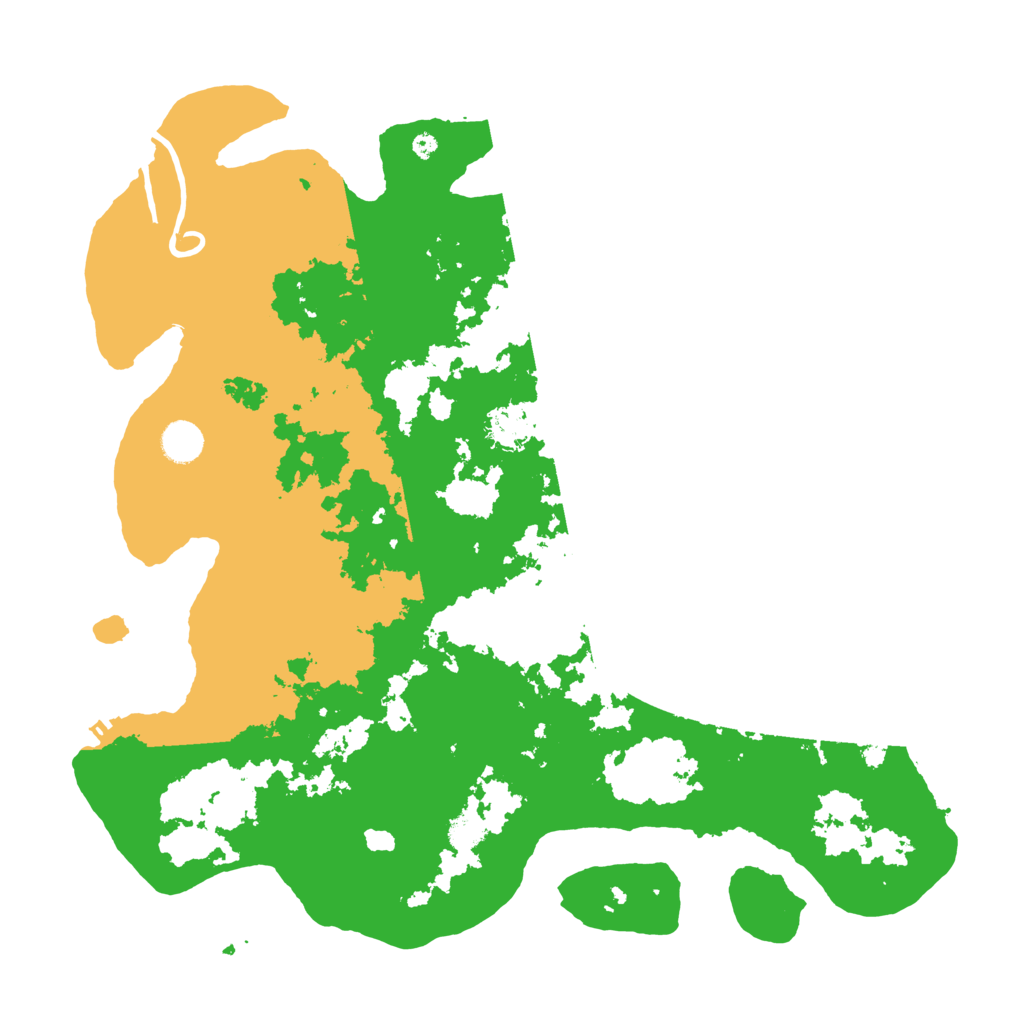 Biome Rust Map: Procedural Map, Size: 4300, Seed: 610001