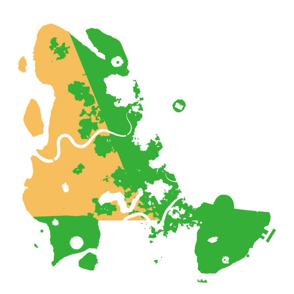 Biome Rust Map: Procedural Map, Size: 4000, Seed: 19751430