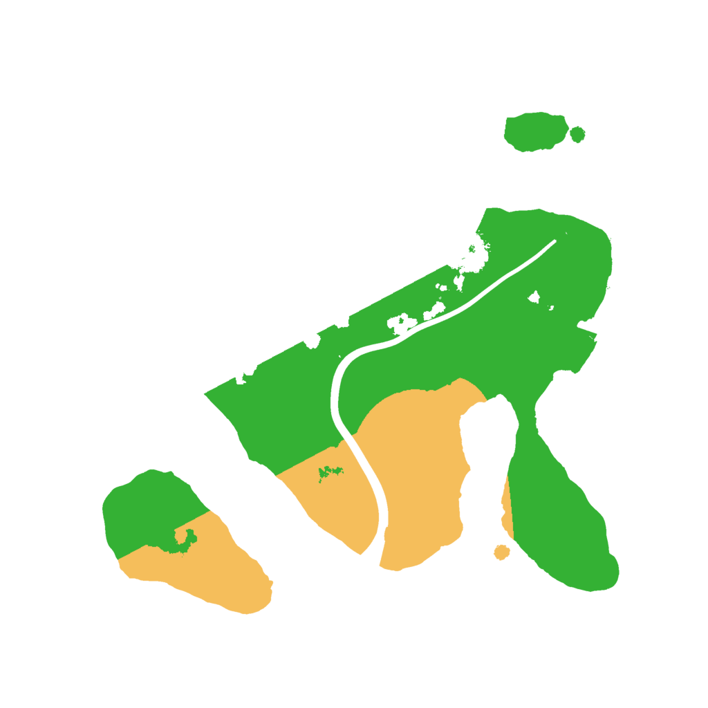 Biome Rust Map: Procedural Map, Size: 1850, Seed: 517617708