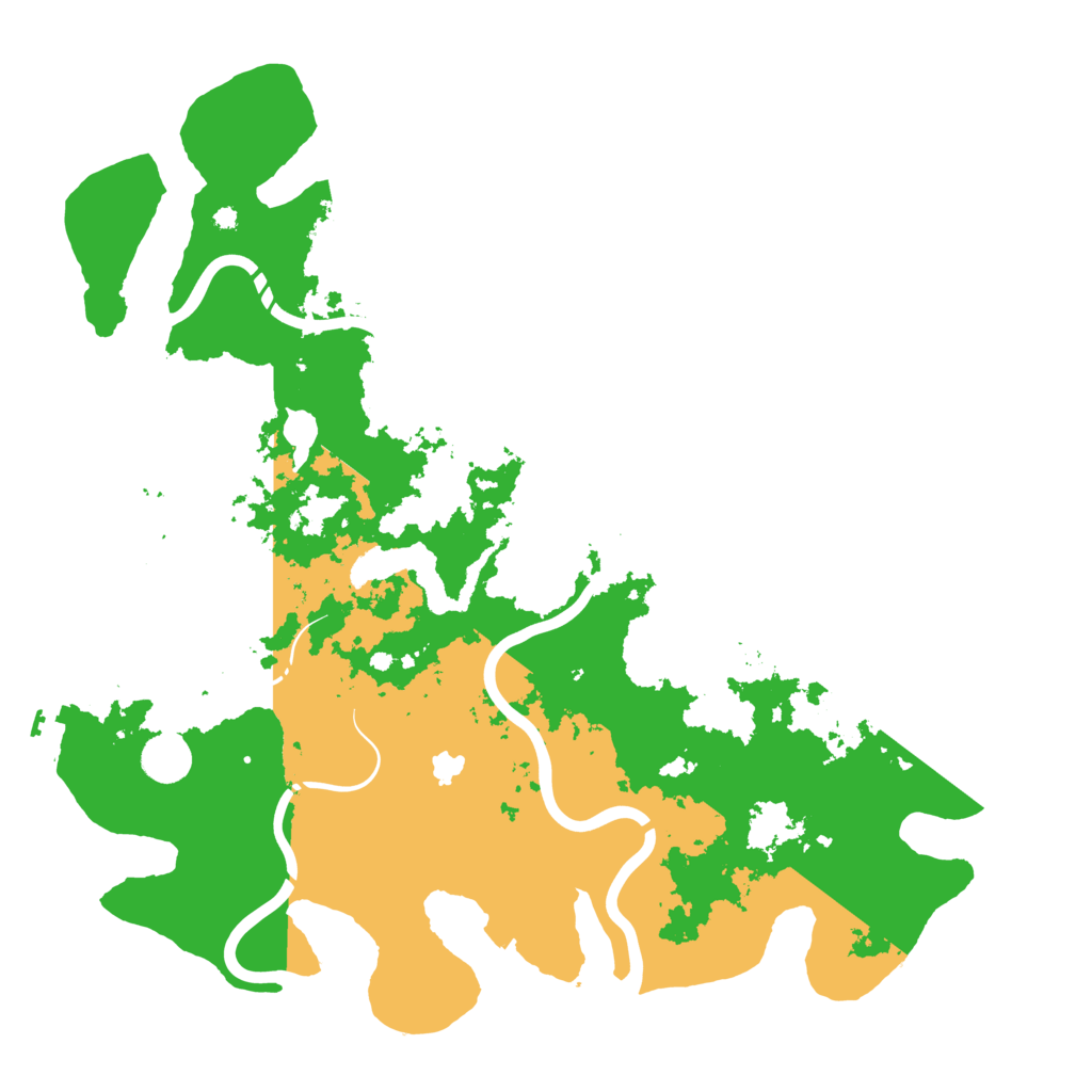 Biome Rust Map: Procedural Map, Size: 4250, Seed: 1190280
