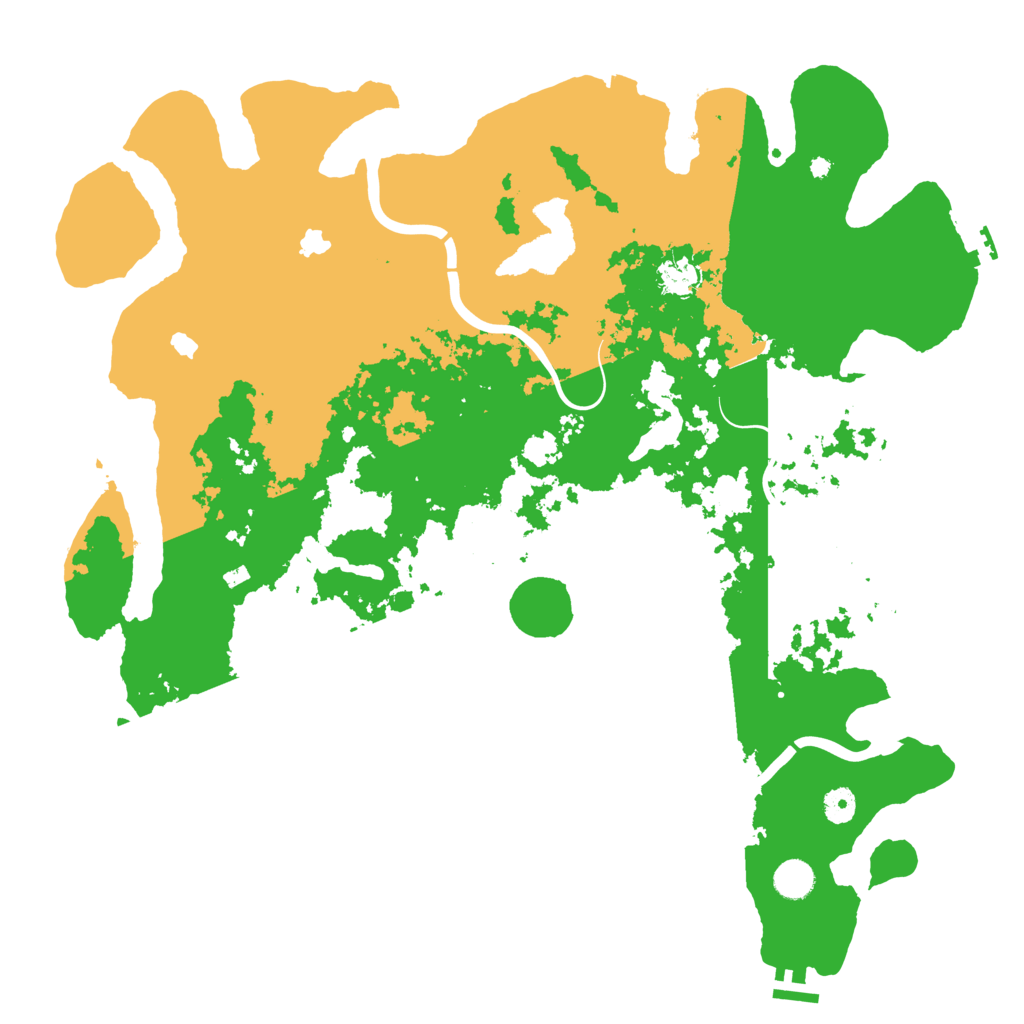 Biome Rust Map: Procedural Map, Size: 4500, Seed: 636255681