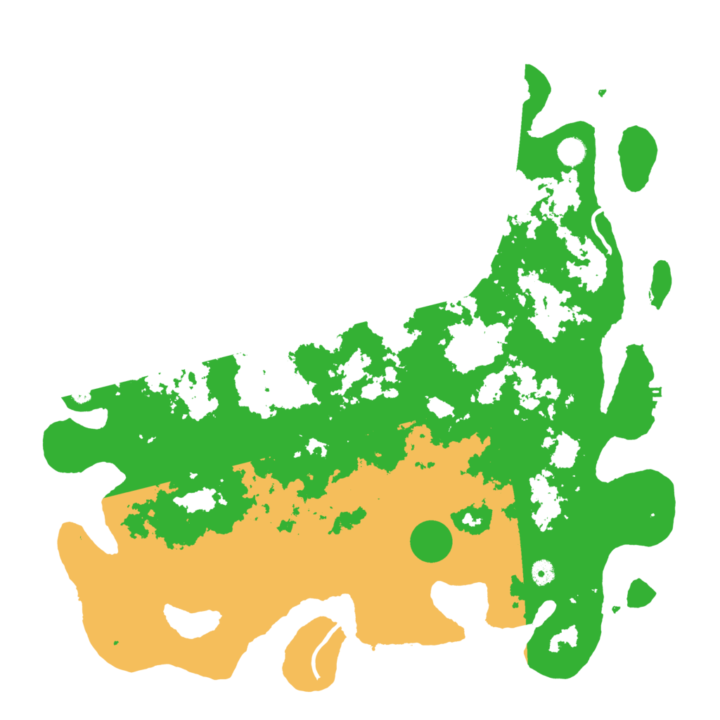 Biome Rust Map: Procedural Map, Size: 4500, Seed: 232505056