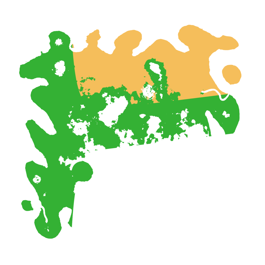 Biome Rust Map: Procedural Map, Size: 3500, Seed: 45358332