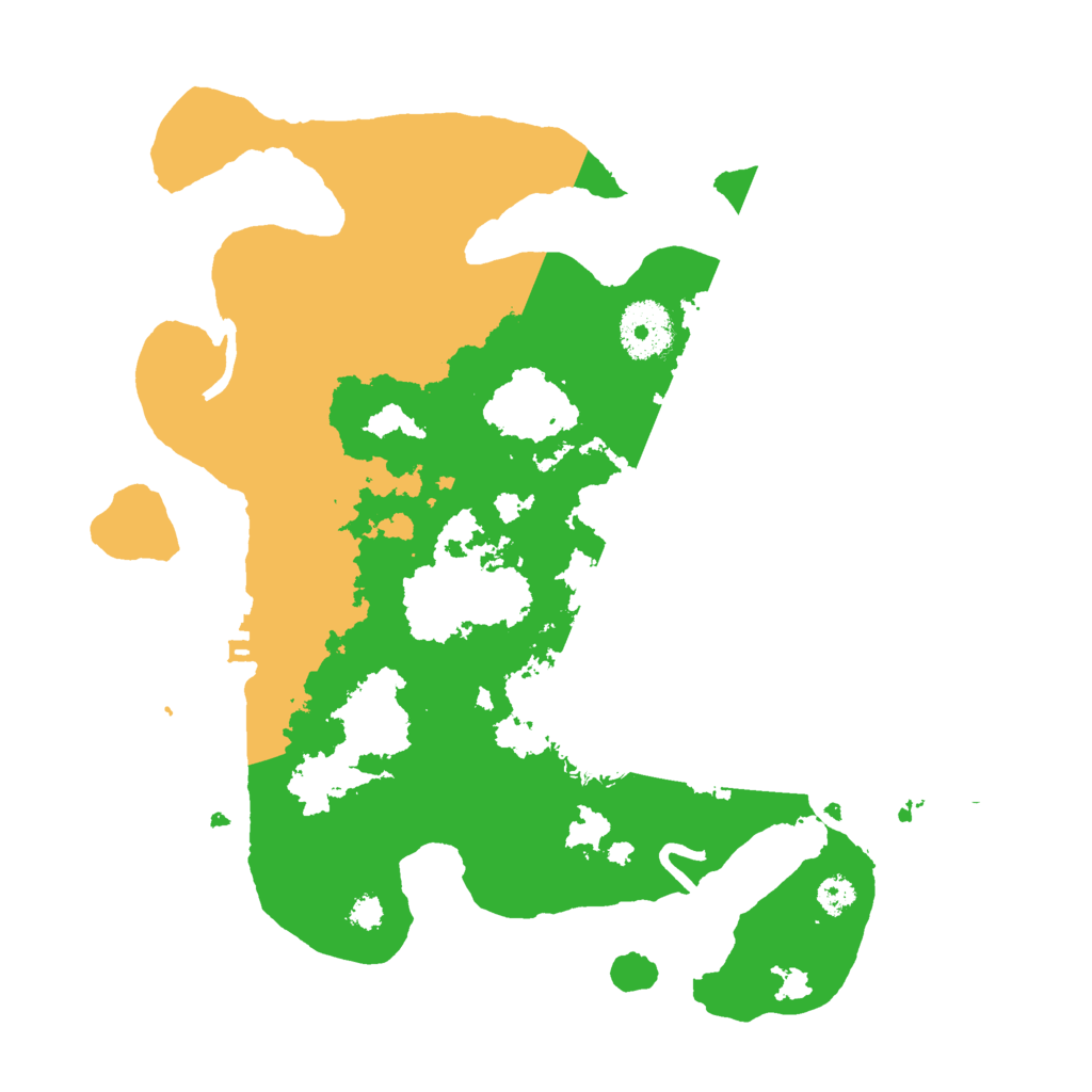 Biome Rust Map: Procedural Map, Size: 3000, Seed: 427629706