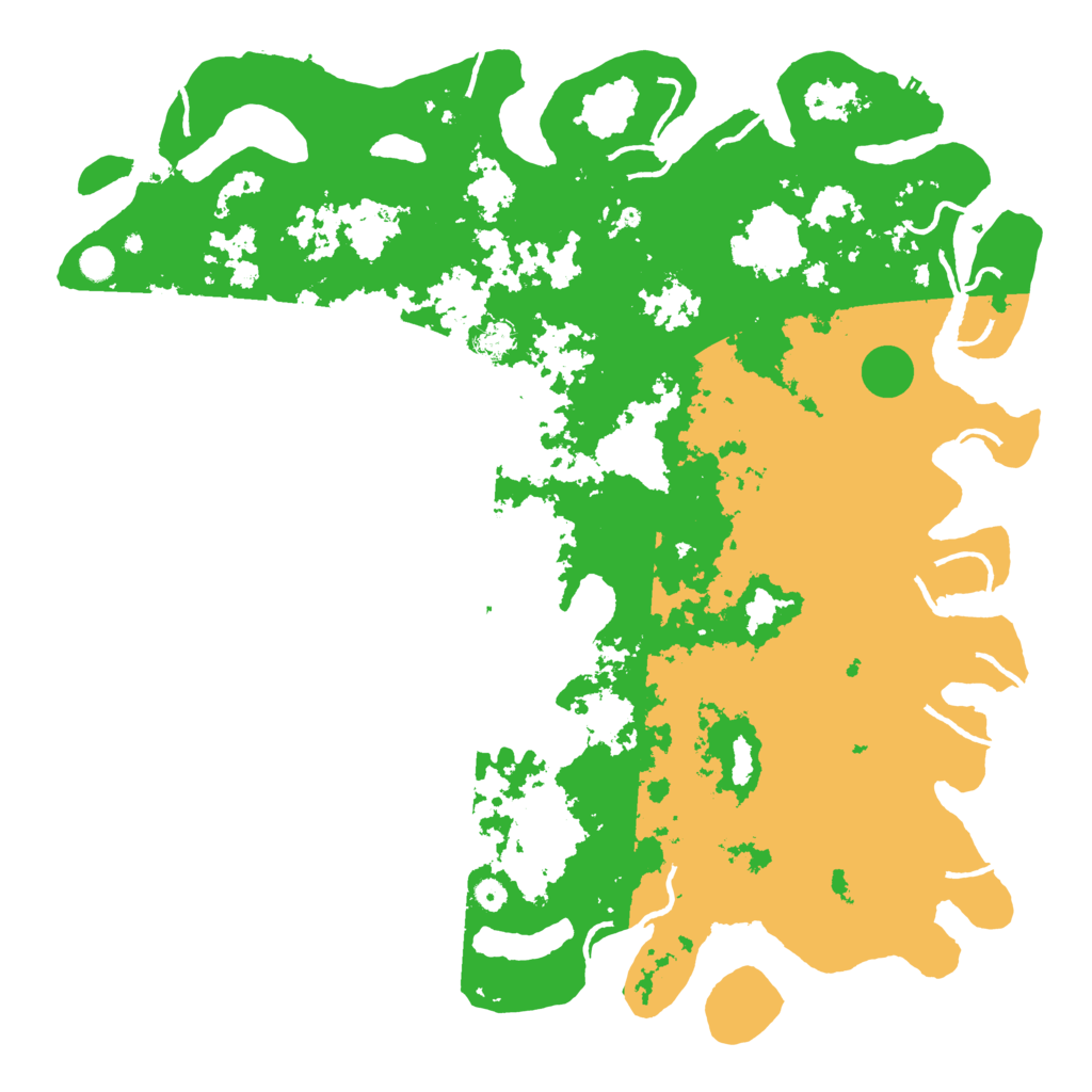 Biome Rust Map: Procedural Map, Size: 5500, Seed: 6874865