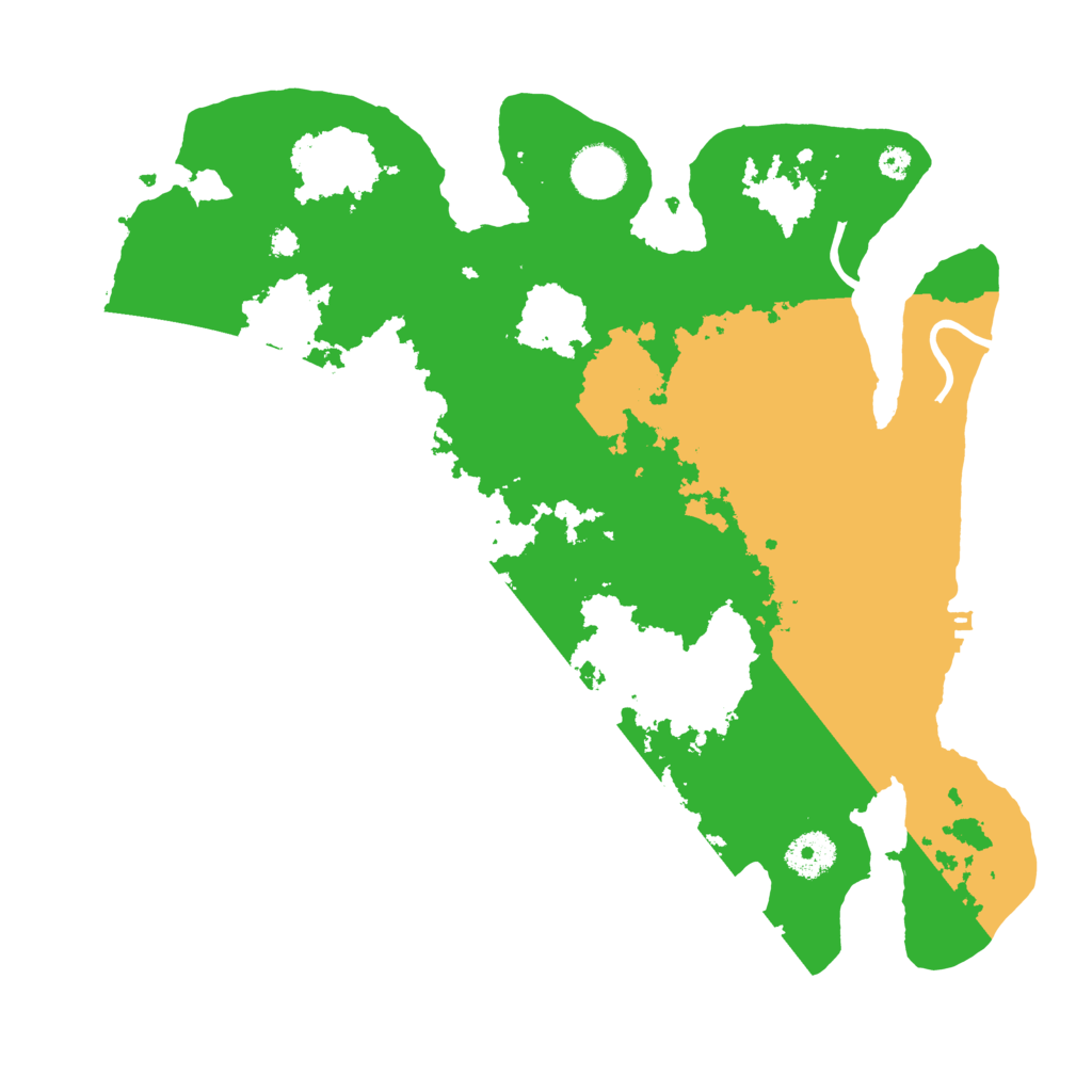 Biome Rust Map: Procedural Map, Size: 3500, Seed: 146976726