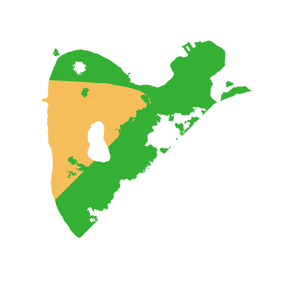 Biome Rust Map: Procedural Map, Size: 2150, Seed: 587018