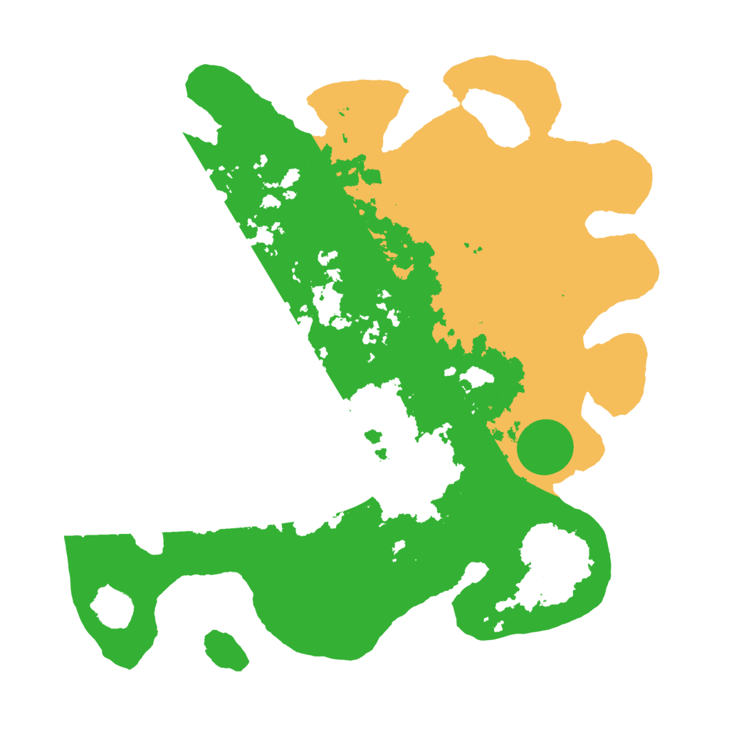 Biome Rust Map: Barren, Size: 3500, Seed: 771004913